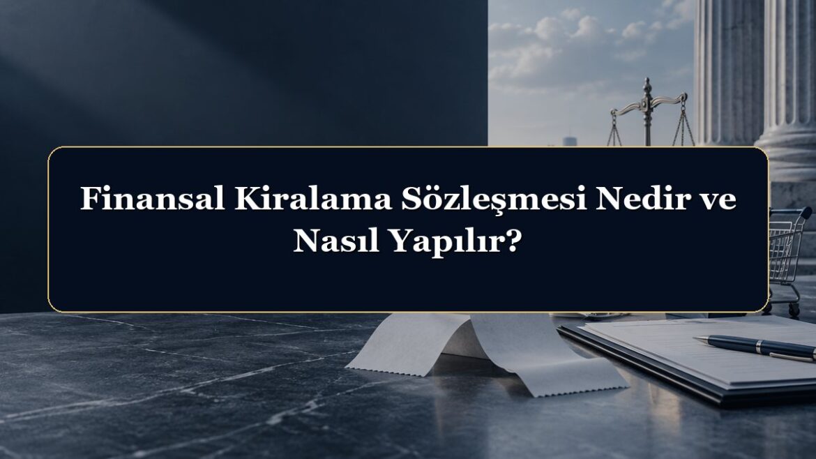 Finansal Kiralama Sözleşmesi Nedir ve Nasıl Yapılır?