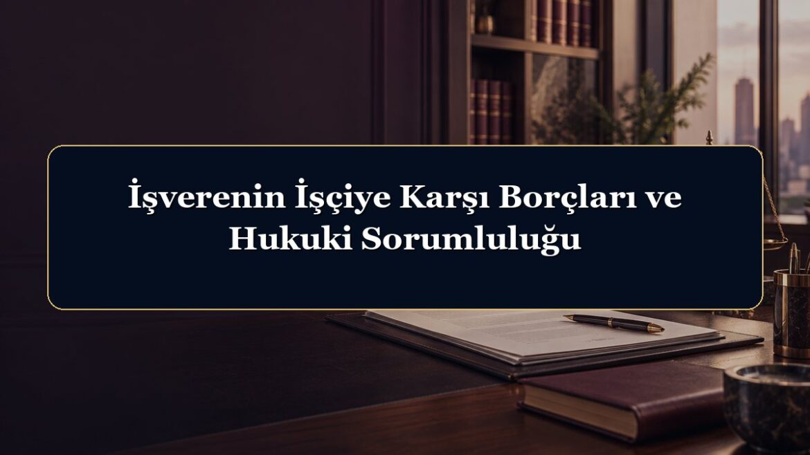 İşverenin İşçiye Karşı Borçları ve Hukuki Sorumluluğu