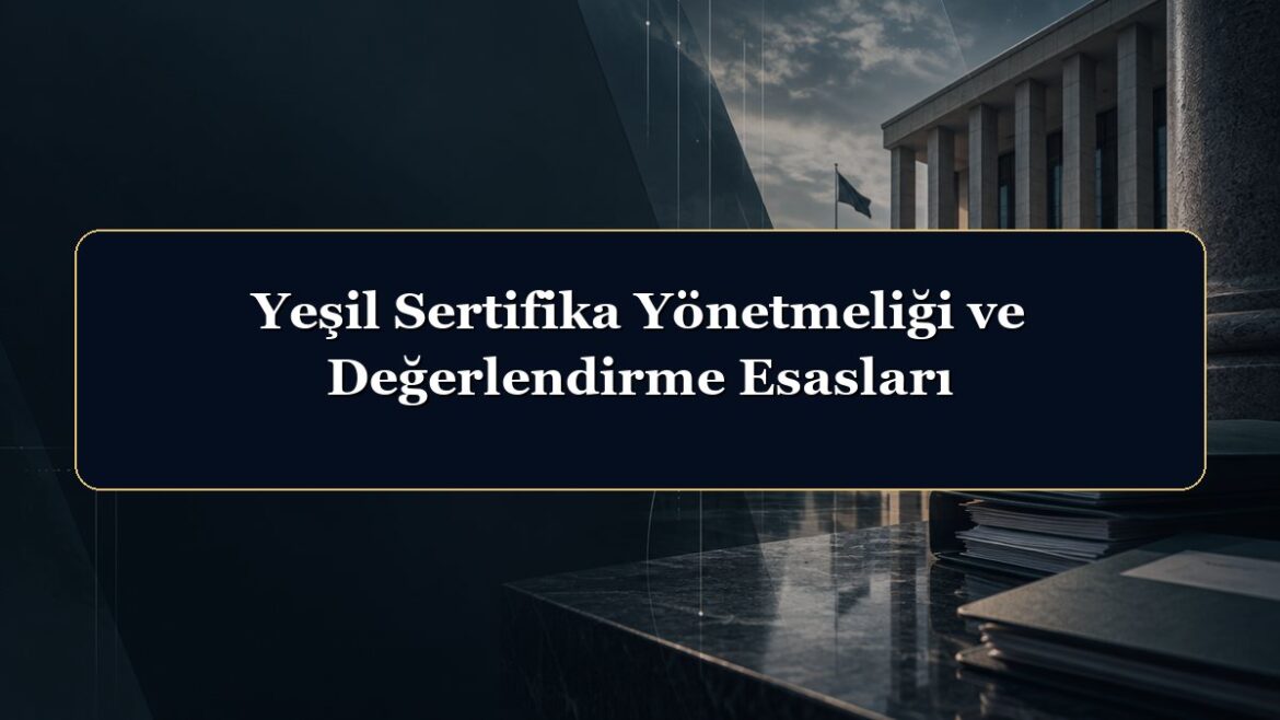 Yeşil Sertifika Yönetmeliği ve Değerlendirme Esasları