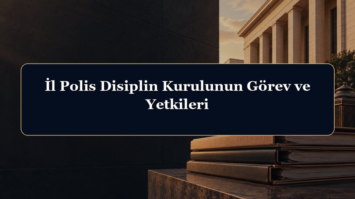 İl Polis Disiplin Kurulunun Görev ve Yetkileri