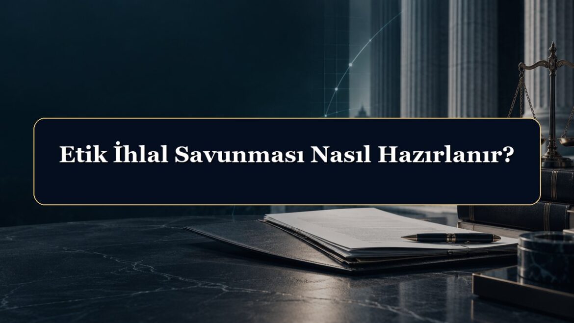 Etik İhlal Savunması Nasıl Hazırlanır?