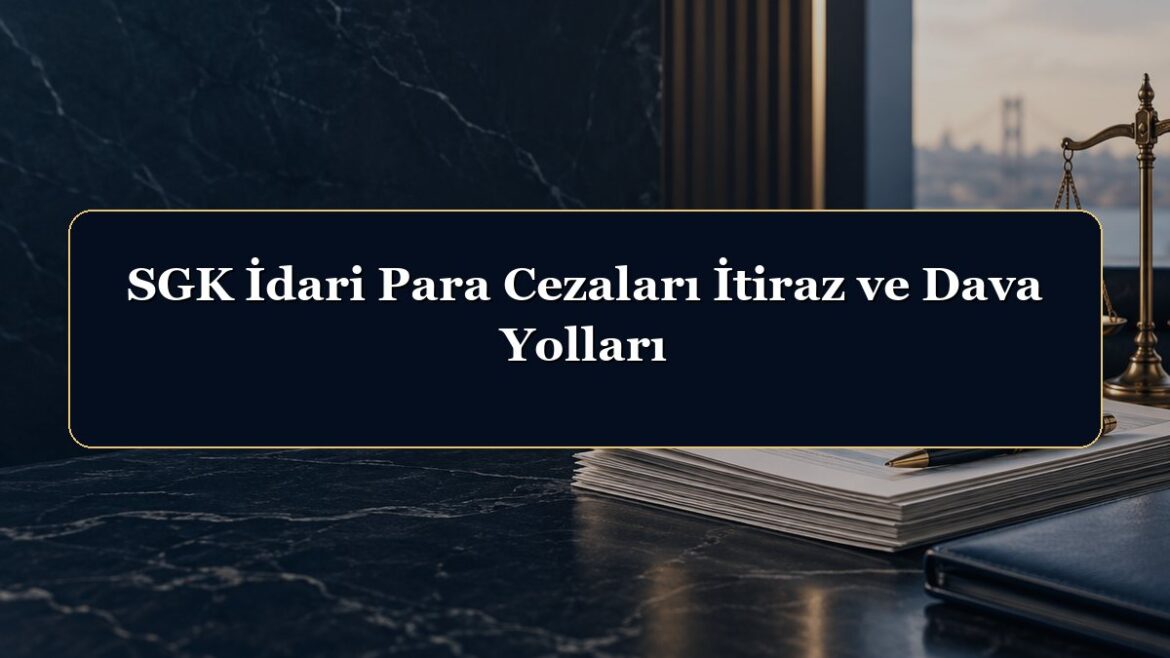 SGK İdari Para Cezaları İtiraz ve Dava Yolları