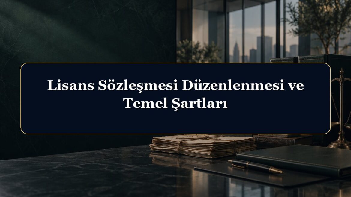 Lisans Sözleşmesi Düzenlenmesi ve Temel Şartları