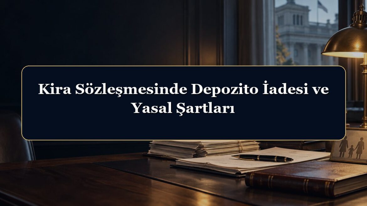 Kira Sözleşmesinde Depozito İadesi ve Yasal Şartları