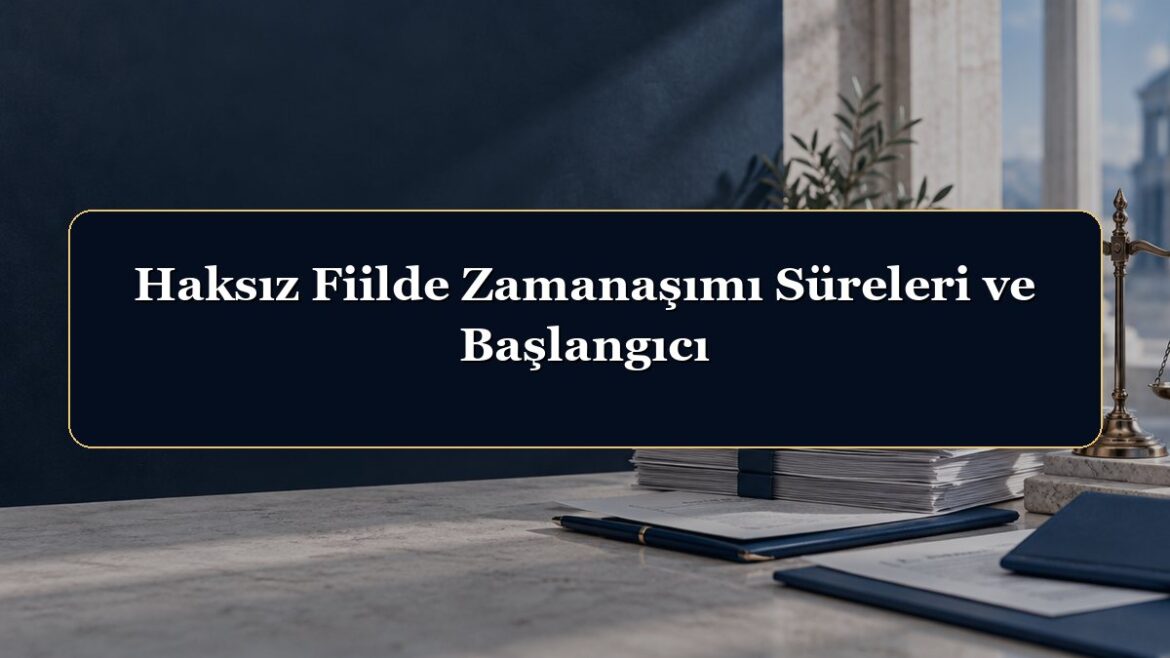 Haksız Fiilde Zamanaşımı Süreleri ve Başlangıcı