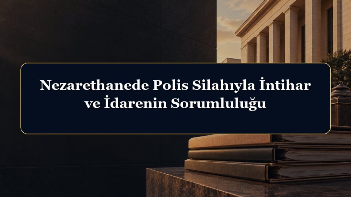 Nezarethanede Polis Silahıyla İntihar ve İdarenin Sorumluluğu