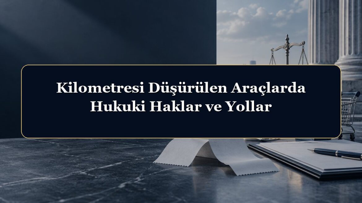 Kilometresi Düşürülen Araçlarda Hukuki Haklar ve Yollar