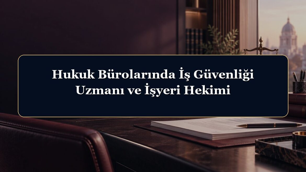 Hukuk Bürolarında İş Güvenliği Uzmanı ve İşyeri Hekimi