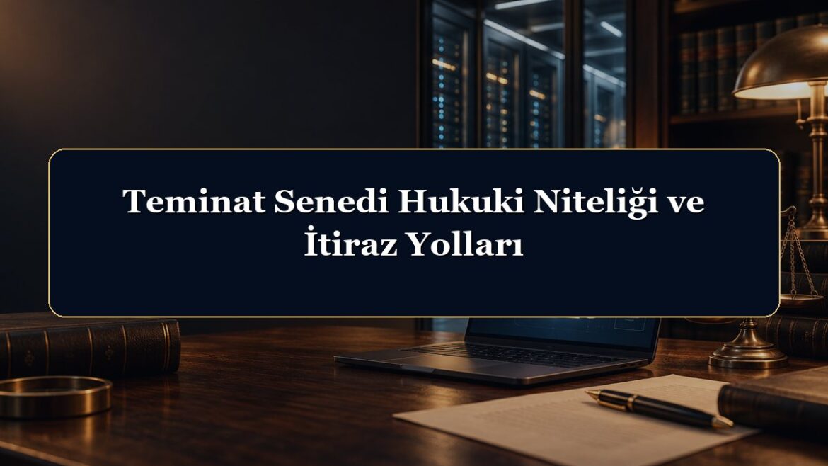 Teminat Senedi Hukuki Niteliği ve İtiraz Yolları