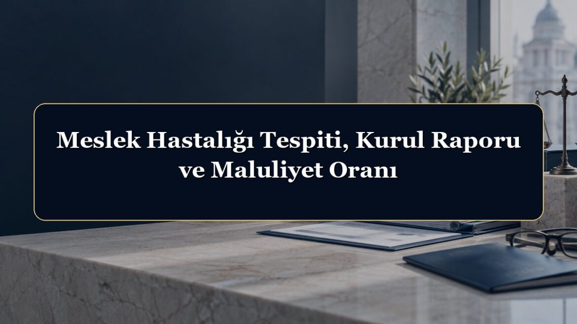 Meslek Hastalığı Tespiti, Kurul Raporu ve Maluliyet Oranı