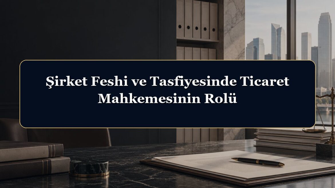 Şirket Feshi ve Tasfiyesinde Ticaret Mahkemesinin Rolü