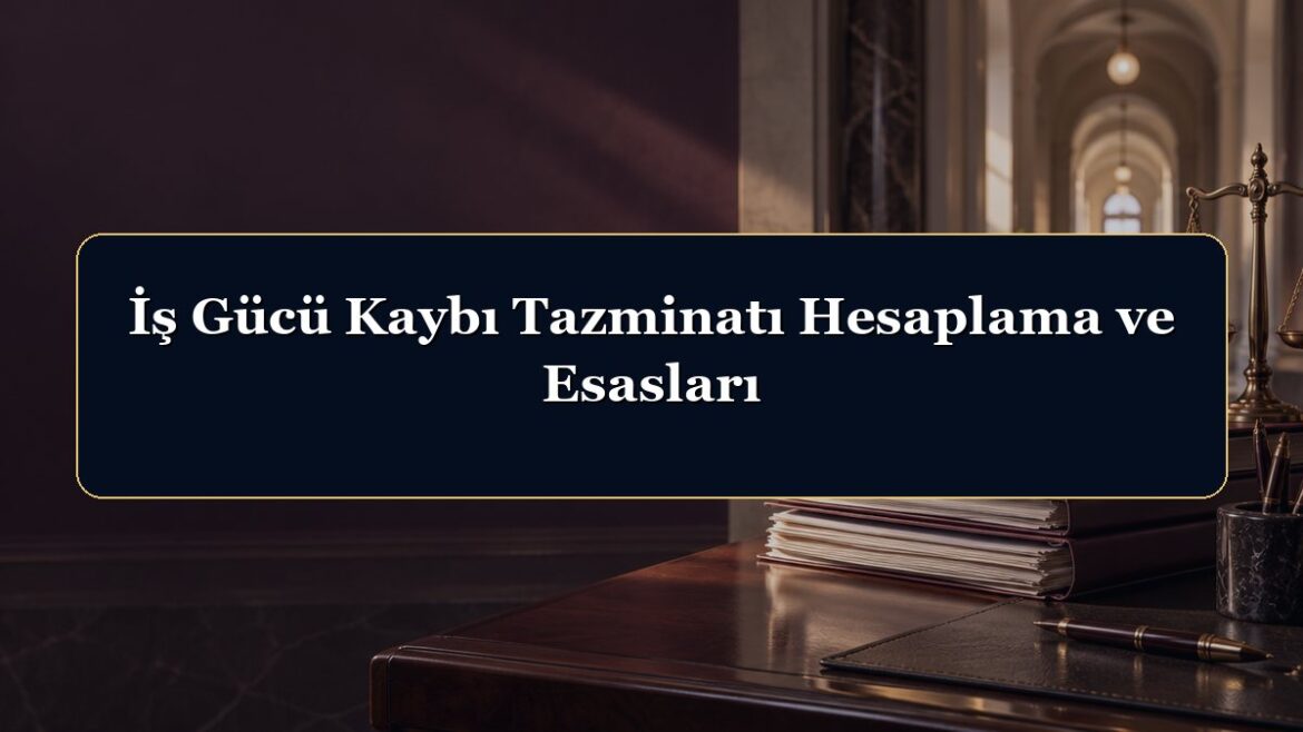 İş Gücü Kaybı Tazminatı Hesaplama ve Esasları