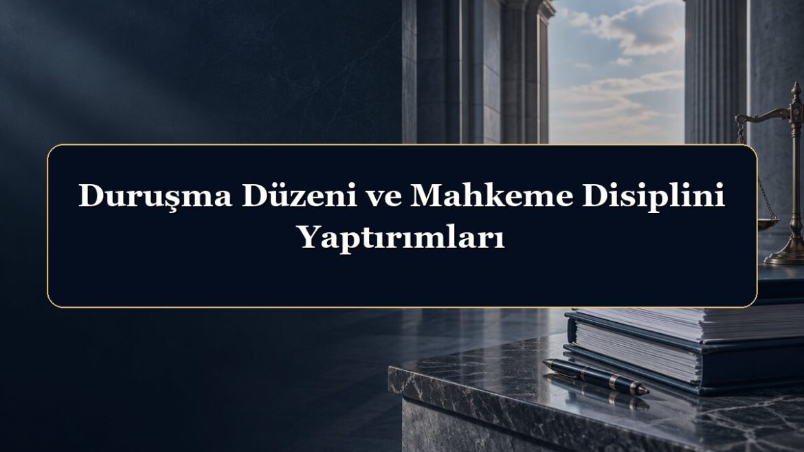 Duruşma Düzeni ve Mahkeme Disiplini Yaptırımları