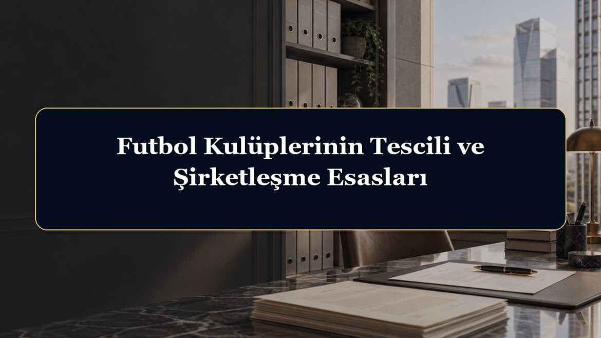 Futbol Kulüplerinin Tescili ve Şirketleşme Esasları