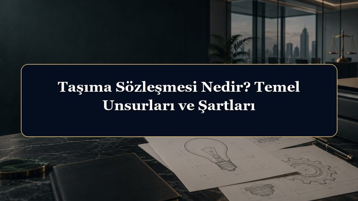 Taşıma Sözleşmesi Nedir? Temel Unsurları ve Şartları