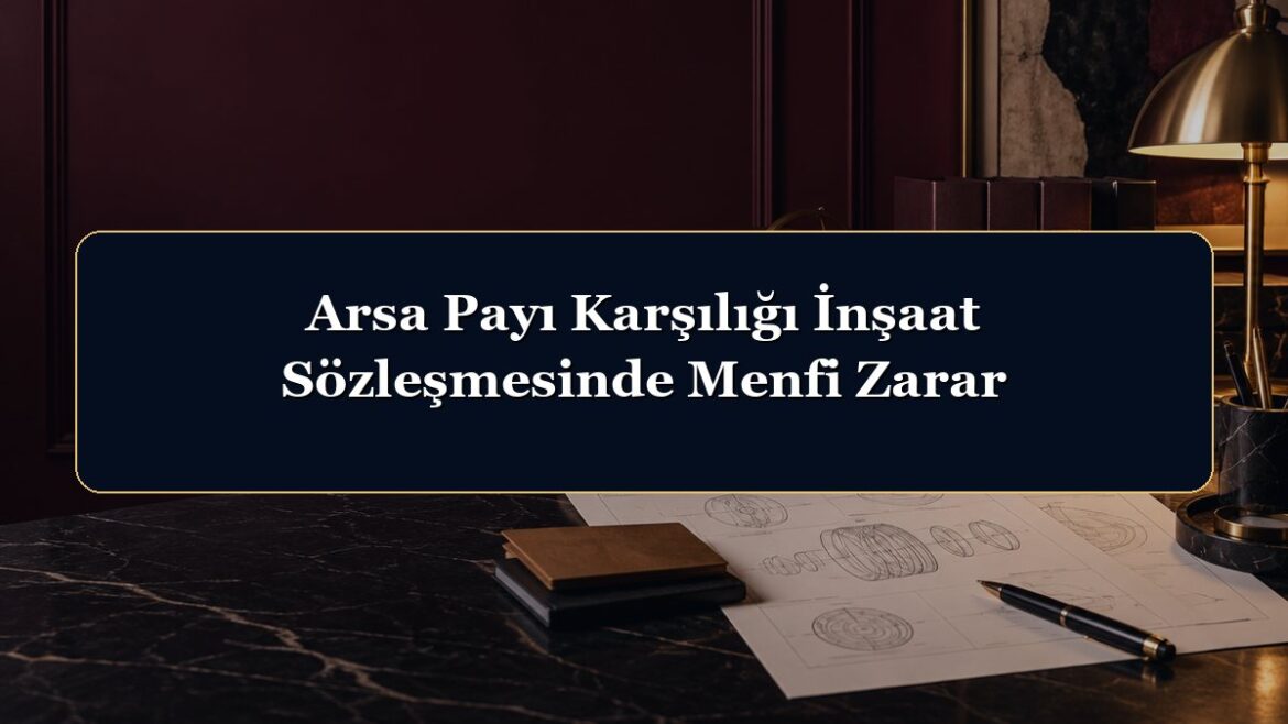 Arsa Payı Karşılığı İnşaat Sözleşmesinde Menfi Zarar