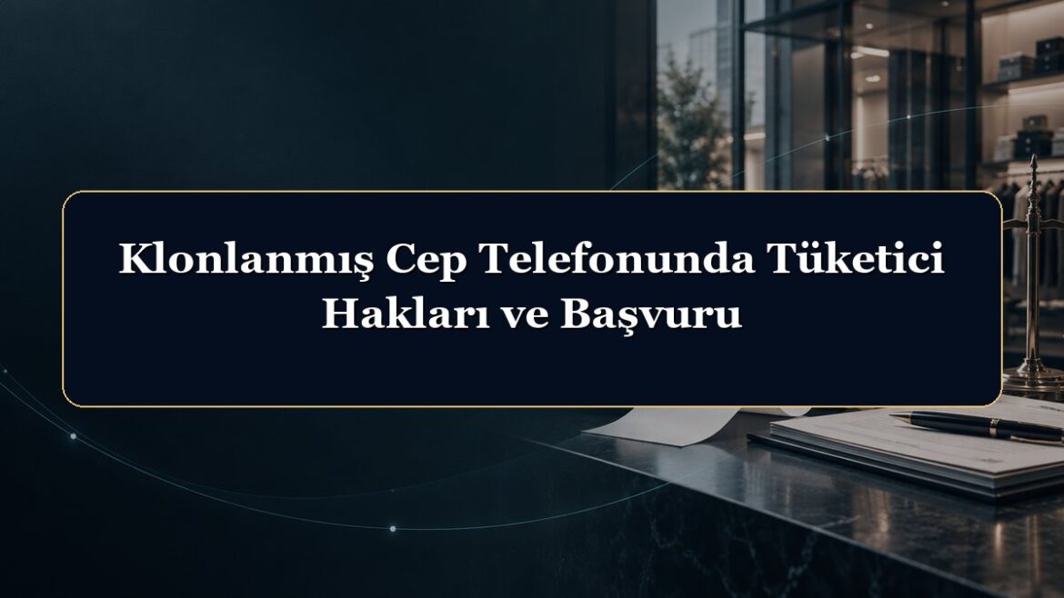 Klonlanmış Cep Telefonunda Tüketici Hakları ve Başvuru